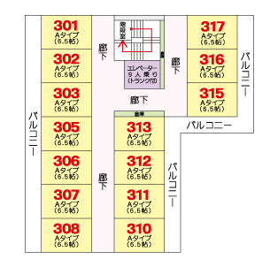 館内案内図3F(ともしあの家)